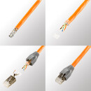 Steckverbinder Cat.6A RJ45 f&uuml;r Cat.7, Cat.6A und Cat.6 Kabel, 50er Set, geschirmt