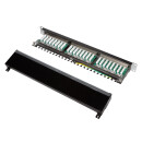 Cat.6 Patchpanel 24 Ports, geschirmt, 19" Einbau,...