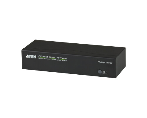 Video Splitter VGA 4-Port mit Audio &amp; RS232