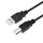 Kabel USB 2.0 Anschluss A-&gt;B 2x Stecker, schwarz, 2m