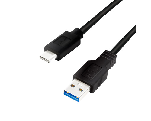 USB 3.2 Gen1x1 Kabel, USB-A Stecker auf USB-C Stecker, 0,5m
