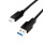 USB 3.2 Gen1x1 Kabel, USB-A Stecker auf USB-C Stecker, 0,5m