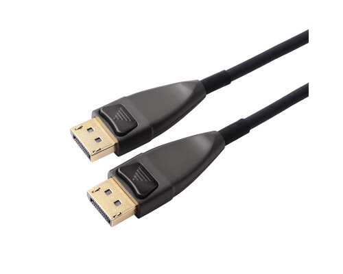 DisplayPort 1.4 Hybrid AOC Kabel, aktiv, schwarz, 50m