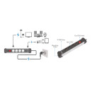 Steckdosenleiste 4-fach mit Schalter, 4x CEE 7/3 + 2x USB-A