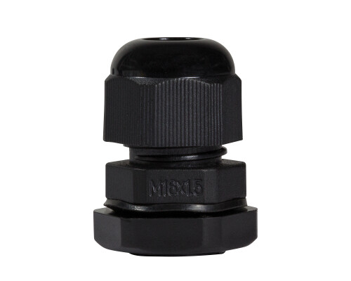 Kabelverschraubung M16, IP68, schwarz