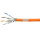 Cat.7 Verlegekabel S/FTP AWG23 1000MHz, 500m, orange