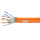 Cat.7 Verlegekabel S/FTP AWG23 1000MHz, 500m duplex, orange, inkl. Kupferanteil