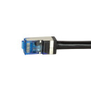 Outdoor Patchkabel Cat.6A, S/FTP, PVC+PE, schwarz, 2m