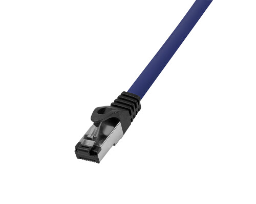 Premium Cat.8.1 Patchkabel, blau, 10m