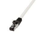 Premium Cat.8.1 Patchkabel, hellgrau, 15m