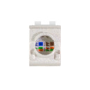 Cat.8.1 Keystone Buchse STP 22-26 AWG, werkzeuglos, nur 14,5 mm breit, GHMT zertifiziert