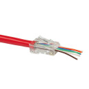 RJ45 Steckverbinder Cat.6 UTP RJ45, 50 Stk, vorne offen