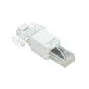 Netzwerk Modularstecker RJ45 UTP Cat.6A, werkzeugfrei