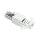 Netzwerk Modularstecker RJ45 UTP Cat.6A, werkzeugfrei