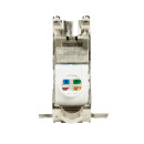 Feldkonfektionierbarer Kabelverbinder STP Cat.6A 10GE, geschirmt, Metall