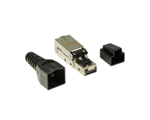 Feldkonfektionierbarer RJ45 Steckverbinder Cat.6A 10GE, STP