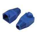 Knickschutzt&uuml;lle 6,5 mm f&uuml;r RJ45 Verbinder, 50 St&uuml;ck, blau