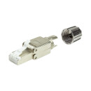 Feldkonfektionierbarer Stecker Cat.8.1 & Cat.6A, geschirmt