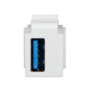 Keystone Verbinder USB-A 3.0 Buchse > Buchse, 16,7mm breit