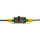 Cat.6A Keystone Kupplung 2 x RJ45 STP, nur 14,6 mm breit