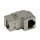Cat.6A Keystone Kupplung 2 x RJ45 STP, 90&deg; gewinkelt