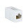 Patchkabelverbinder 1:1 Cat.6A 10GE UTP, wei&szlig;