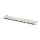Cat.6A Patchpanel 24 Ports, geschirmt, 19" Einbau, 0,5 HE, hellgrau