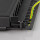 Cat.6A Patchpanel 24 Ports, geschirmt, 19" Einbau, 0,5 HE, schwarz