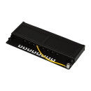 Cat.6A Mini Patchpanel 8 Ports, geschirmt, Desktop/Wand, 0,5 HE, schwarz