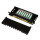 Cat.6A Mini Patchpanel 8 Ports, geschirmt, Desktop/Wand, 0,5 HE, schwarz