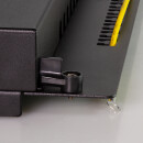 Cat.6A Patchpanel 16 Ports, geschirmt, 19" Einbau, 1 HE, schwarz