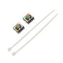 Outdoor Verbinder f&uuml;r CAT6A & CAT7 Kabel, IP68, werkzeuglos
