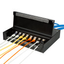 Konsolidierungspunkt-Geh&auml;use 8/12-Port &ndash; schwarz, Stahlgeh&auml;use mit IP20