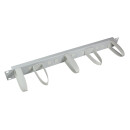 19" Kabelf&uuml;hrung 1HE mit 5 dreh- und...