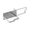 19" Kabelf&uuml;hrung L-Typ 1HE, mit seitlichem Kabelb&uuml;gel, grau