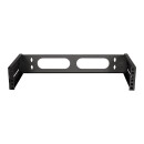 19" Wandhalterung 2 HE, schwarz