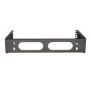 19" Wandhalterung 2 HE, schwarz