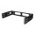 19" Wandhalterung 2 HE, schwarz