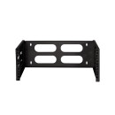 19" Wandhalterung 4 HE, schwarz