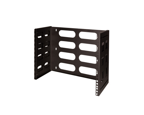 19" Wandhalterung 8 HE, schwarz