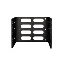 19" Wandhalterung 8 HE, schwarz