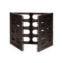 19" Wandhalterung 8 HE, schwarz