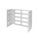 19" Wandhalterung 8 HE, hellgrau