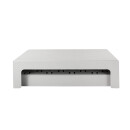 Konsolidierungspunkt-Geh&auml;use 8-Port &ndash; Tisch, Wand oder Hutschiene, lichtgrau RAL 7035