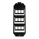 Bodentankeinsatz f&uuml;r 9 Ports &ndash; 3&times;3...