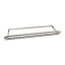 19" Verteilerfeld, Patchpanel, unbest&uuml;ckt, 24...