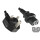 Netzkabel England UK YP-61/YC-20, 1mm_, 1,8m GBR 10A fused/IEC 60320-C15, ASTA, schwarz