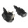 Netzkabel England UK YP-61/YC-18, 1mm_, 1,8m GBR 10A fused/IEC 60320-C19, ASTA, schwarz