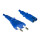 Netzkabel YP-21A/YC-13, 0,75mm_, VDE, 1,8m Eurostecker/IEC 60320-C7, blau