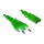 Netzkabel YP-21A/YC-13, 0,75mm_, VDE, 1,8m Eurostecker/IEC 60320-C7, gr&uuml;n